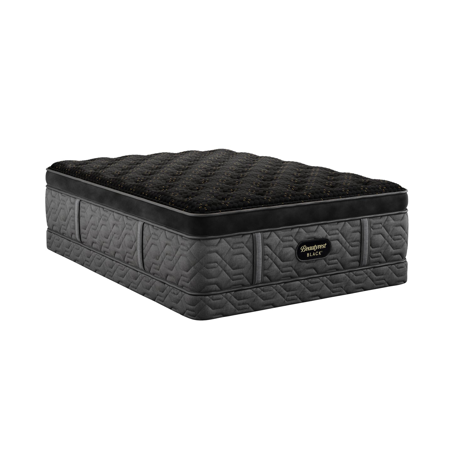 Beautyrest Black Low Profile Foundation with a Beautyrest Black Mattress on top of it.