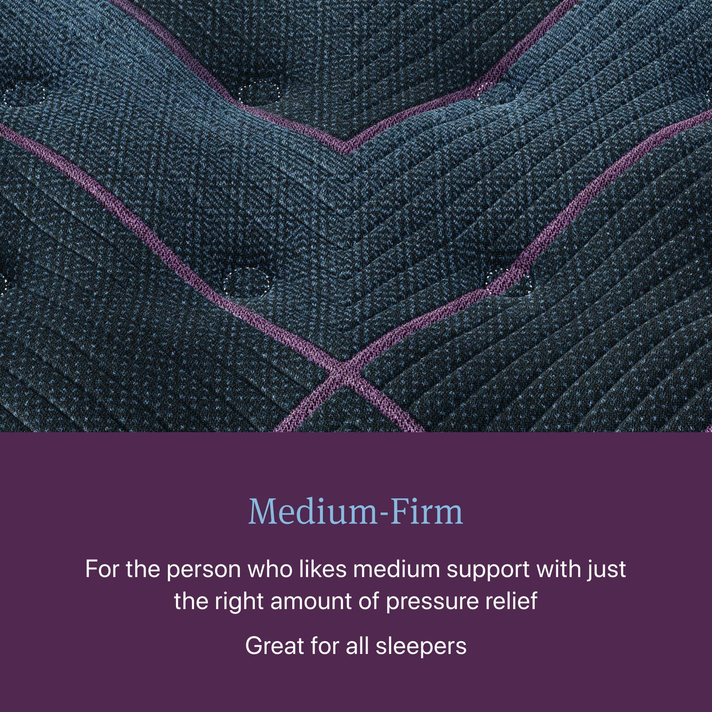 Closeup image of the Medium Firm World Class mattress