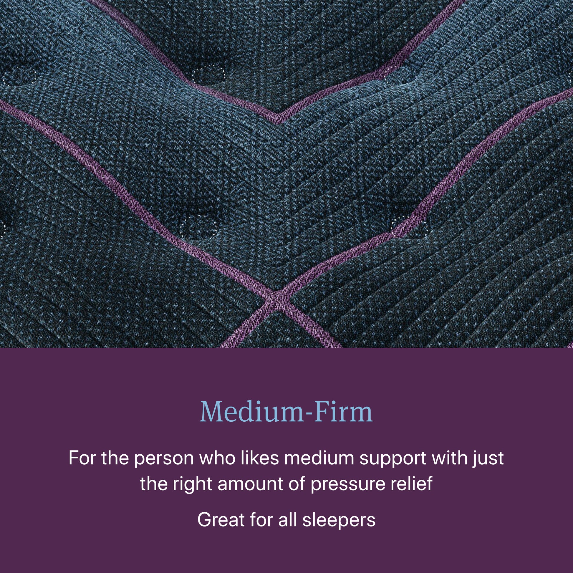 Closeup image of the Medium Firm World Class mattress