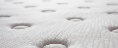 Close-up view of the material on the Beautyrest BR800 Plush Euro Top mattress